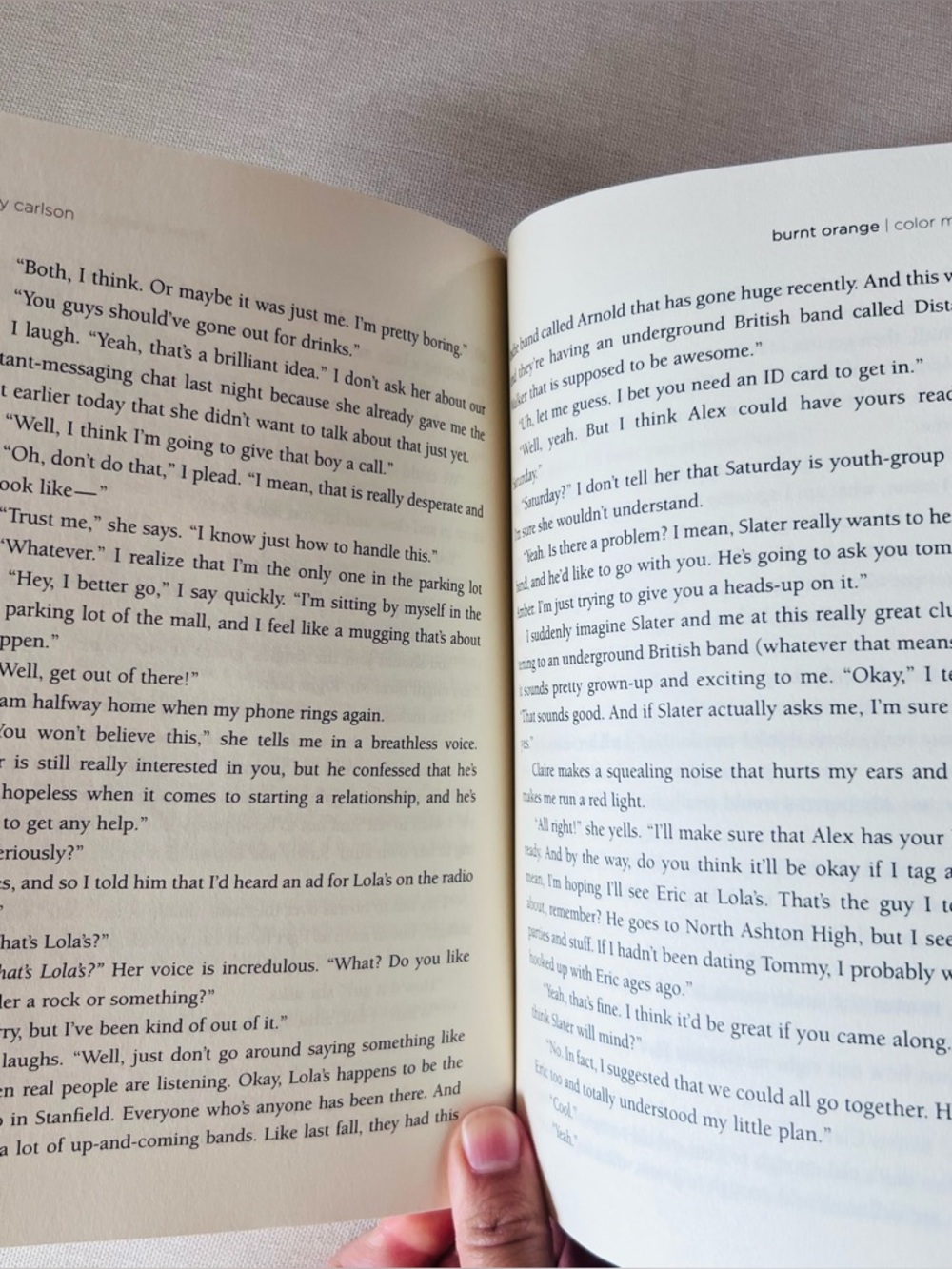 Burnt Orange: Color Me Wasted
Melody Carlson YA Book - Picture 2 of 5